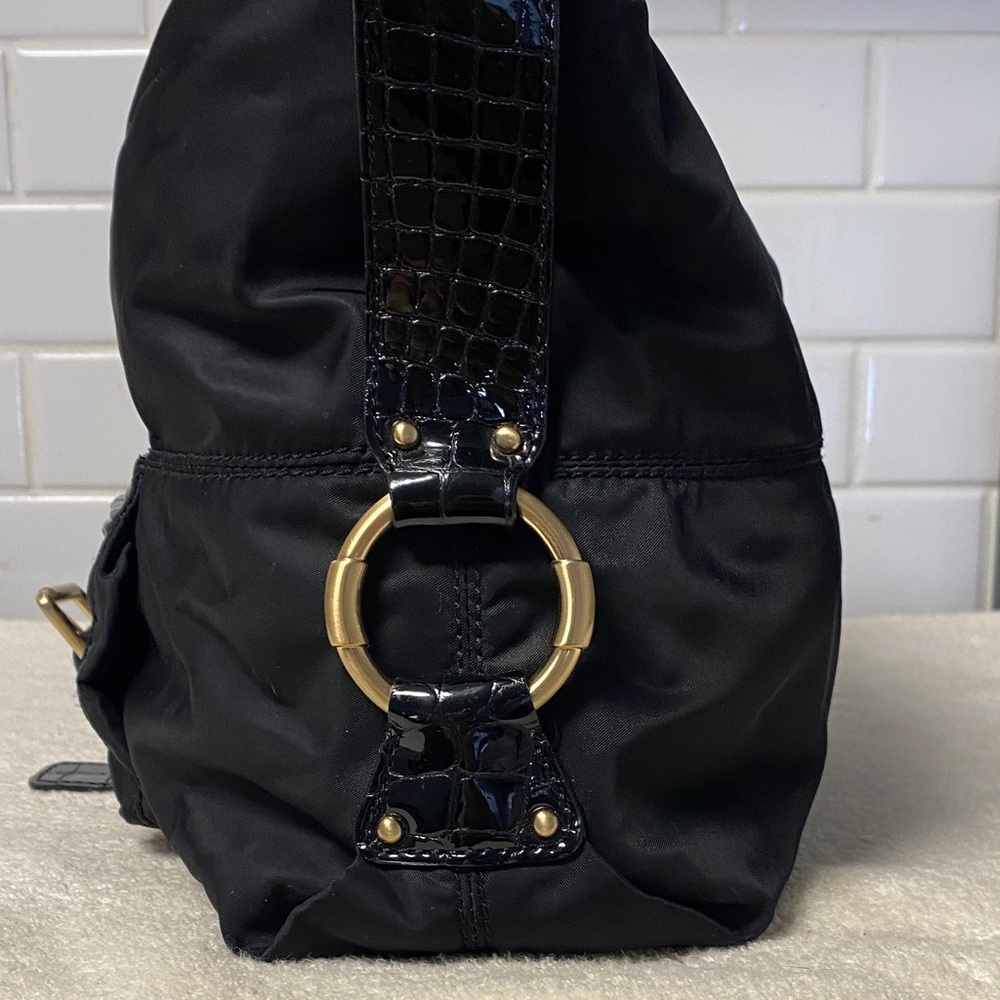 Michael Kors Black Nylon Shoulder Bag - Picture 4 of 11